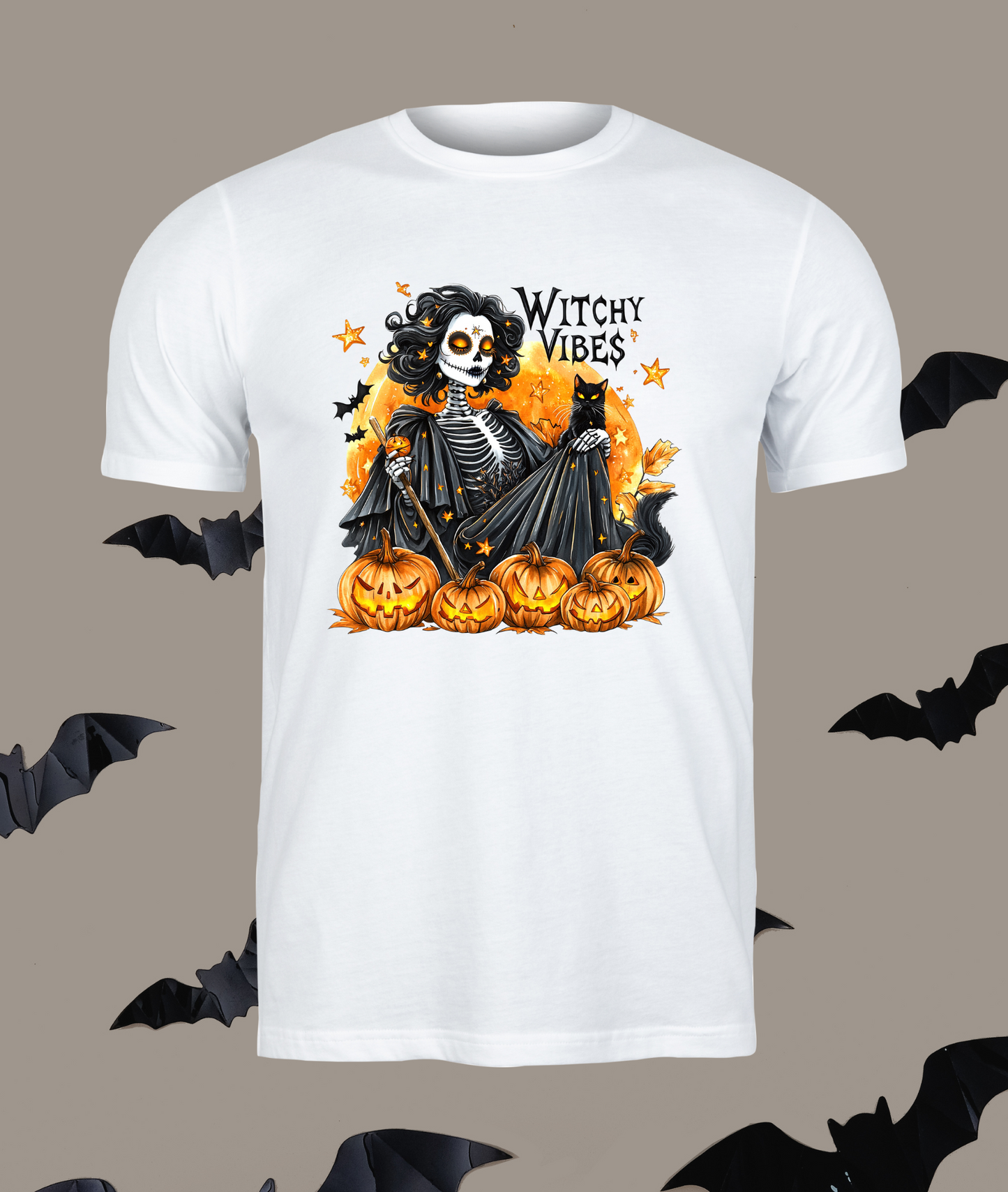 Black Cat Witch Tshirt