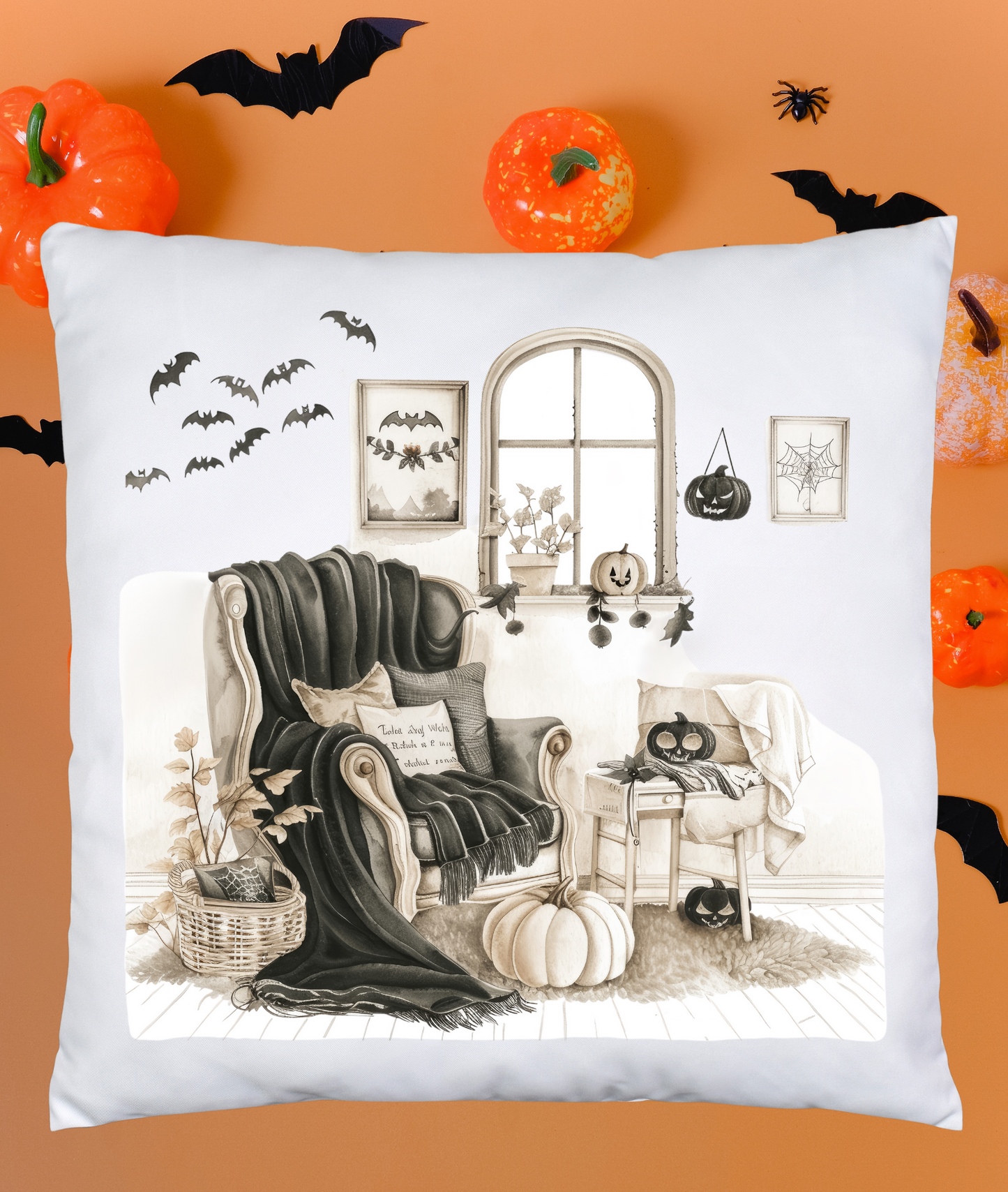 Batty Decor Pillow