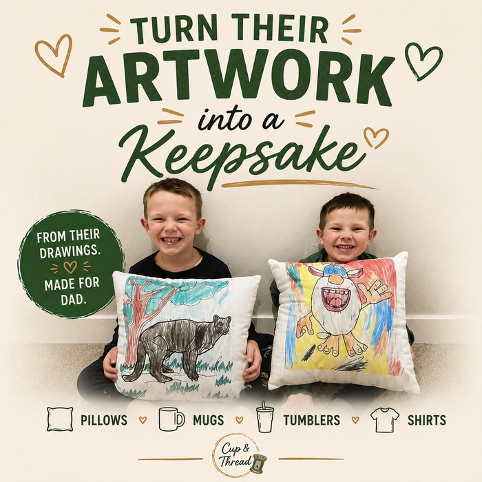 Turn Their Artwork Into a Keepsake