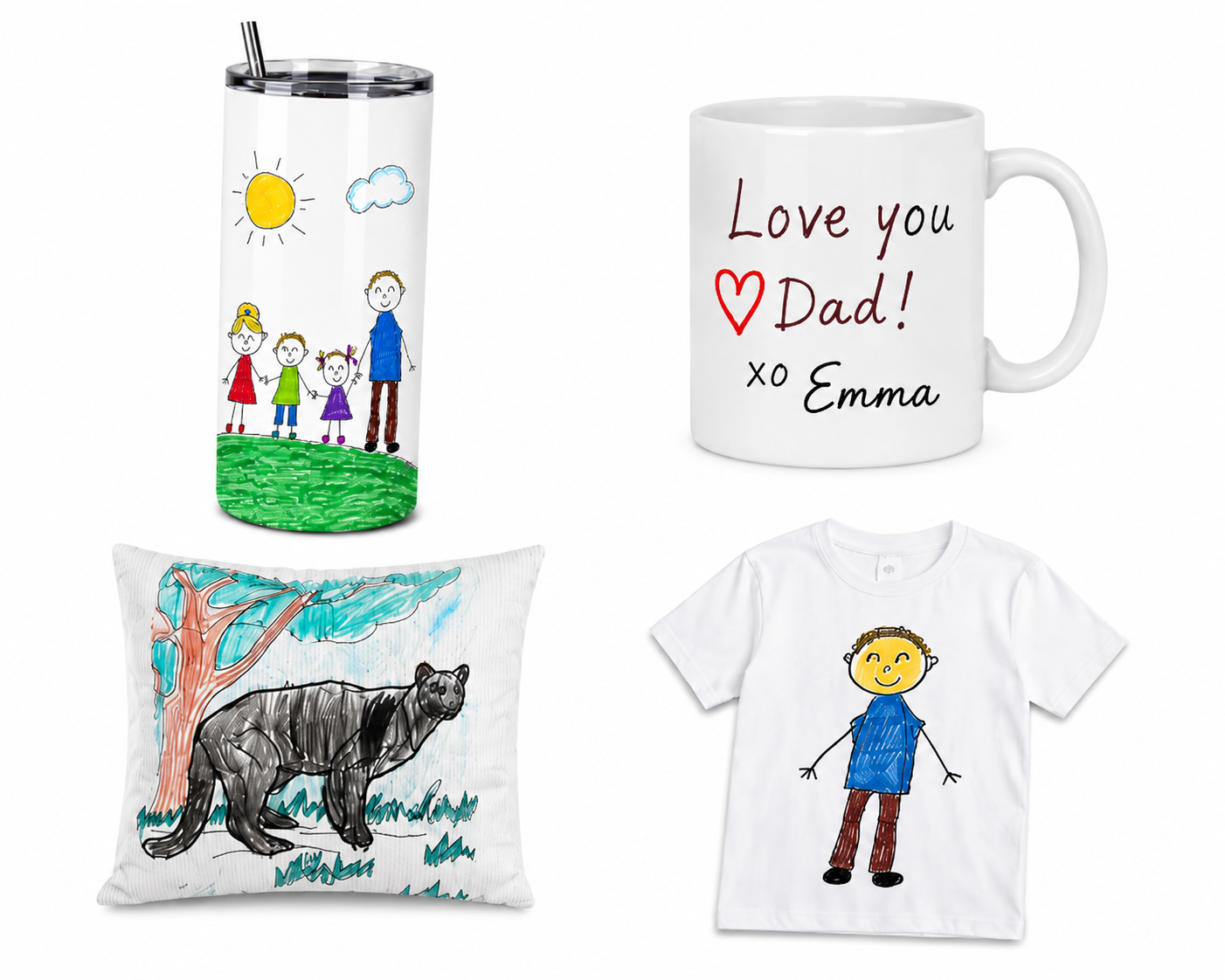 Turn Their Artwork Into a Keepsake