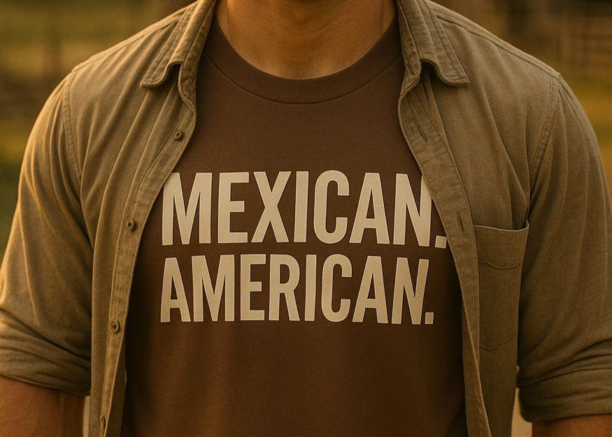 Mexican. American. Tshirt