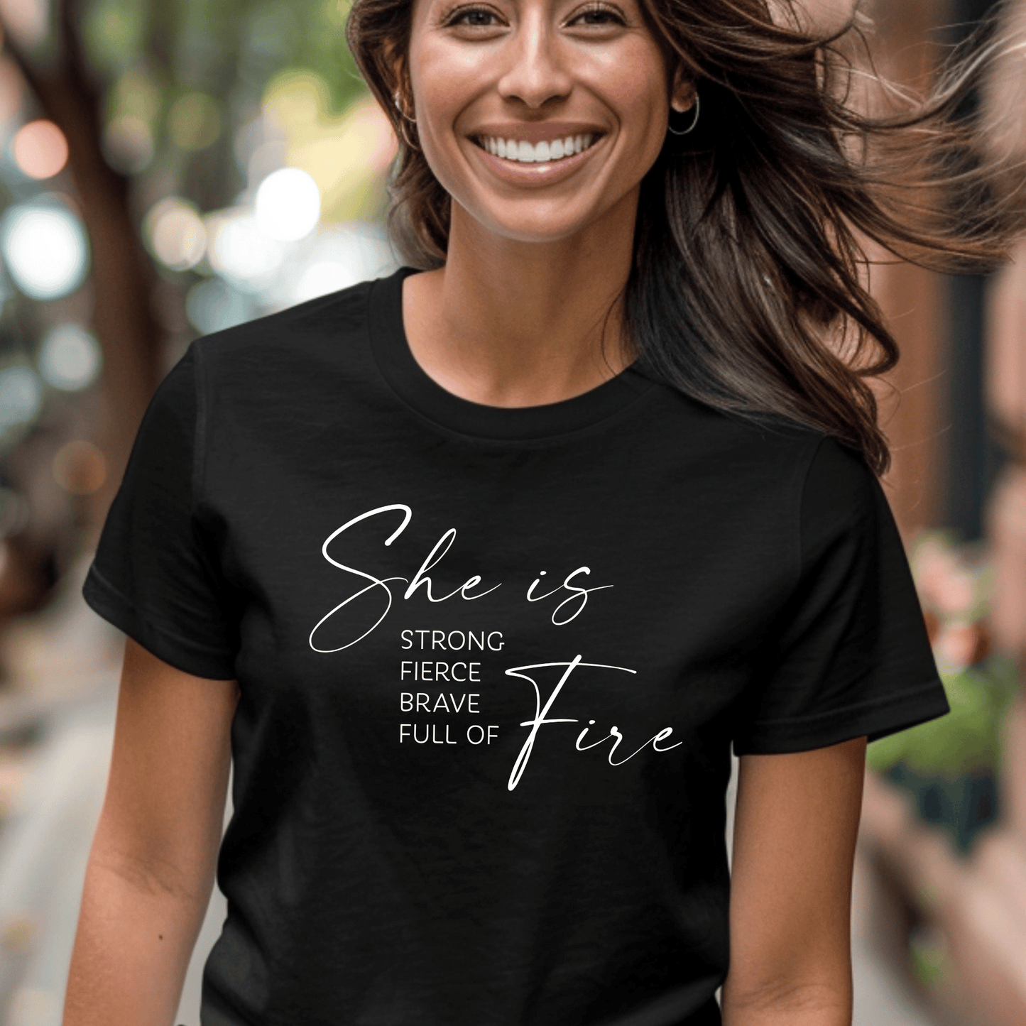 She is Fire Women's Tshirt