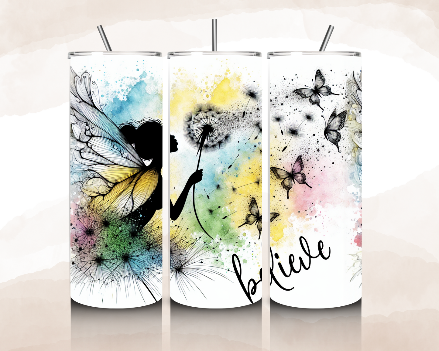 Believe Fairy Tumbler