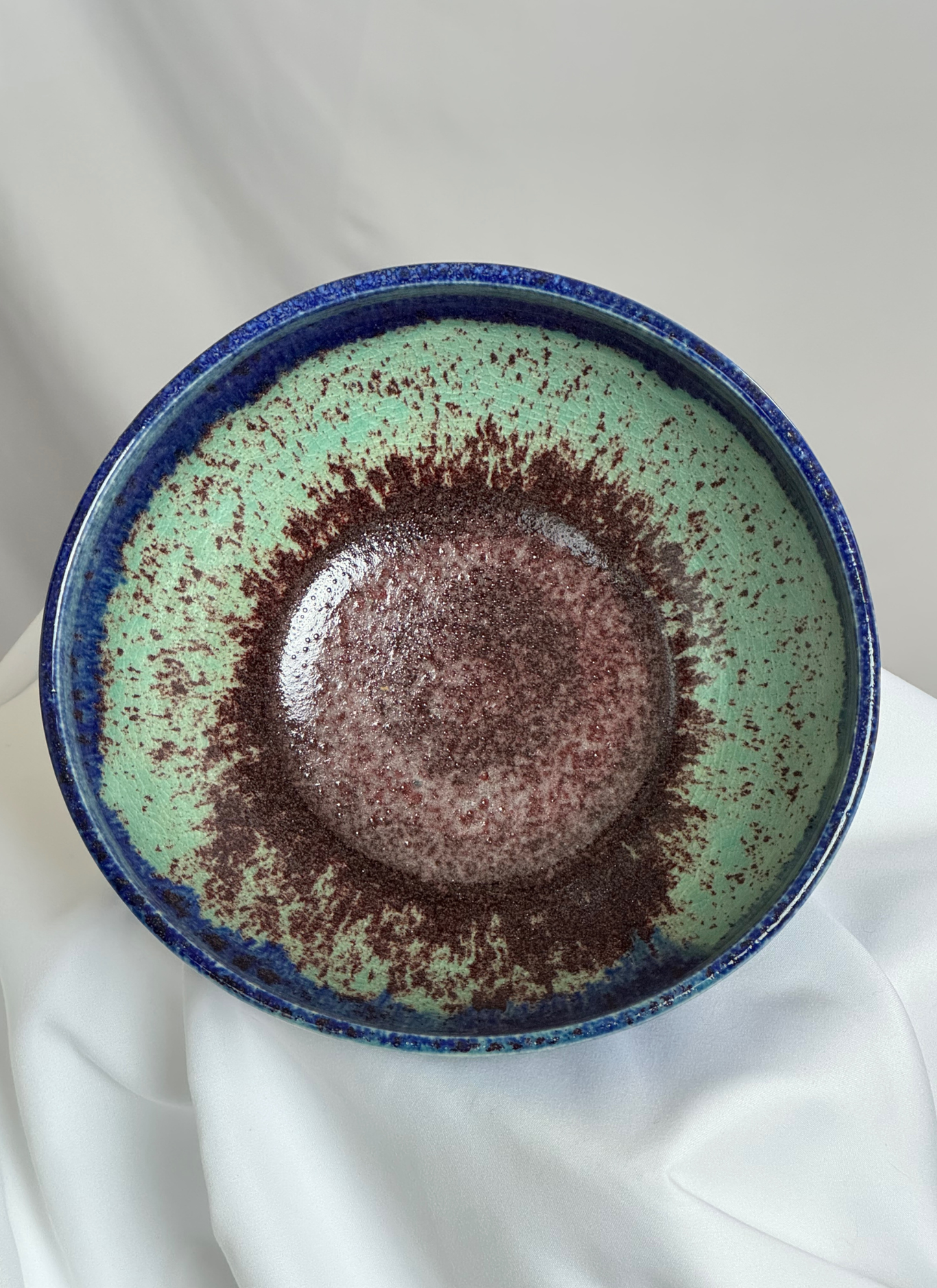 Studio Ceramic Bowl - Glazed Interior