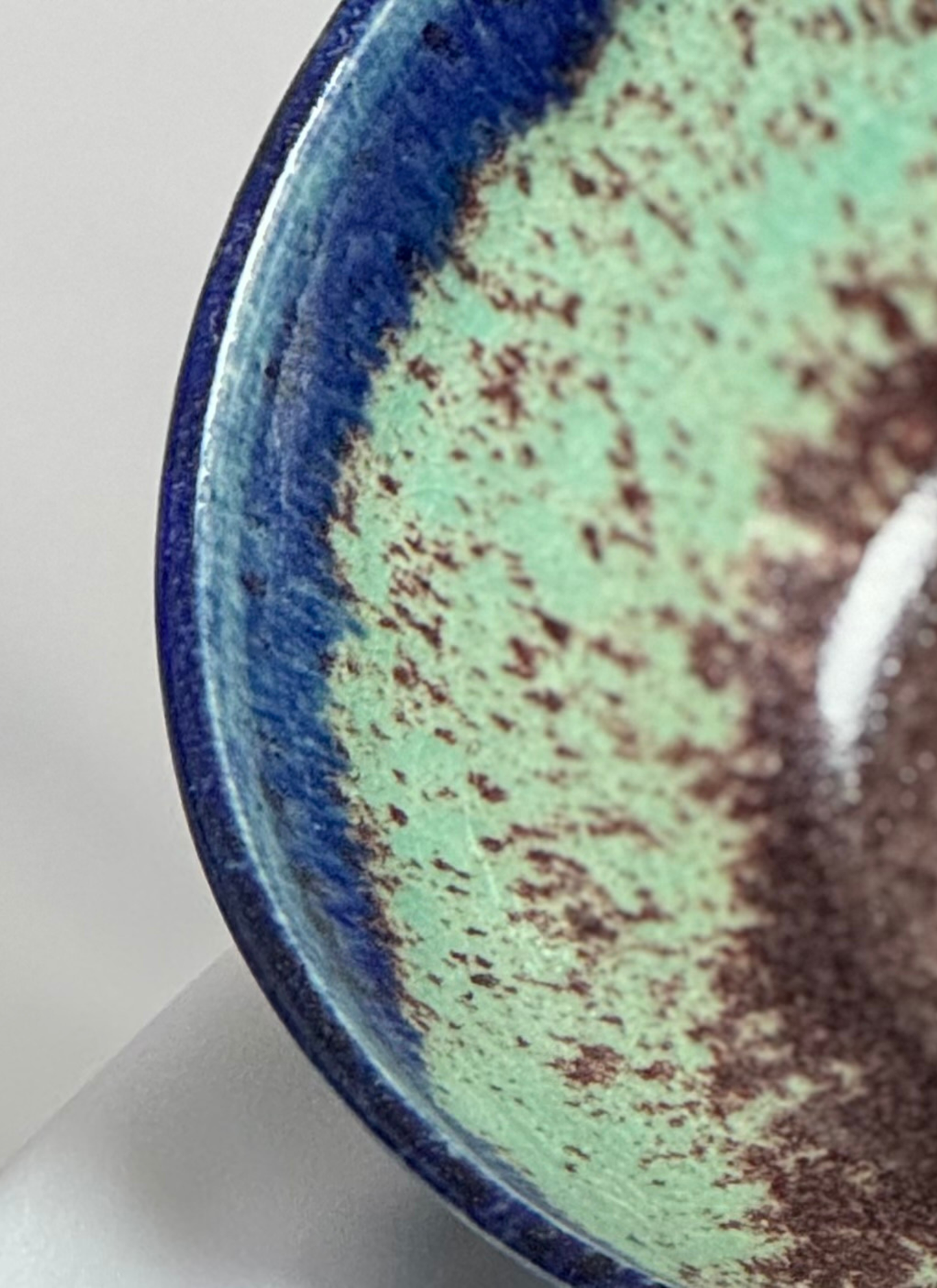 Studio Ceramic Bowl - Glazed Interior