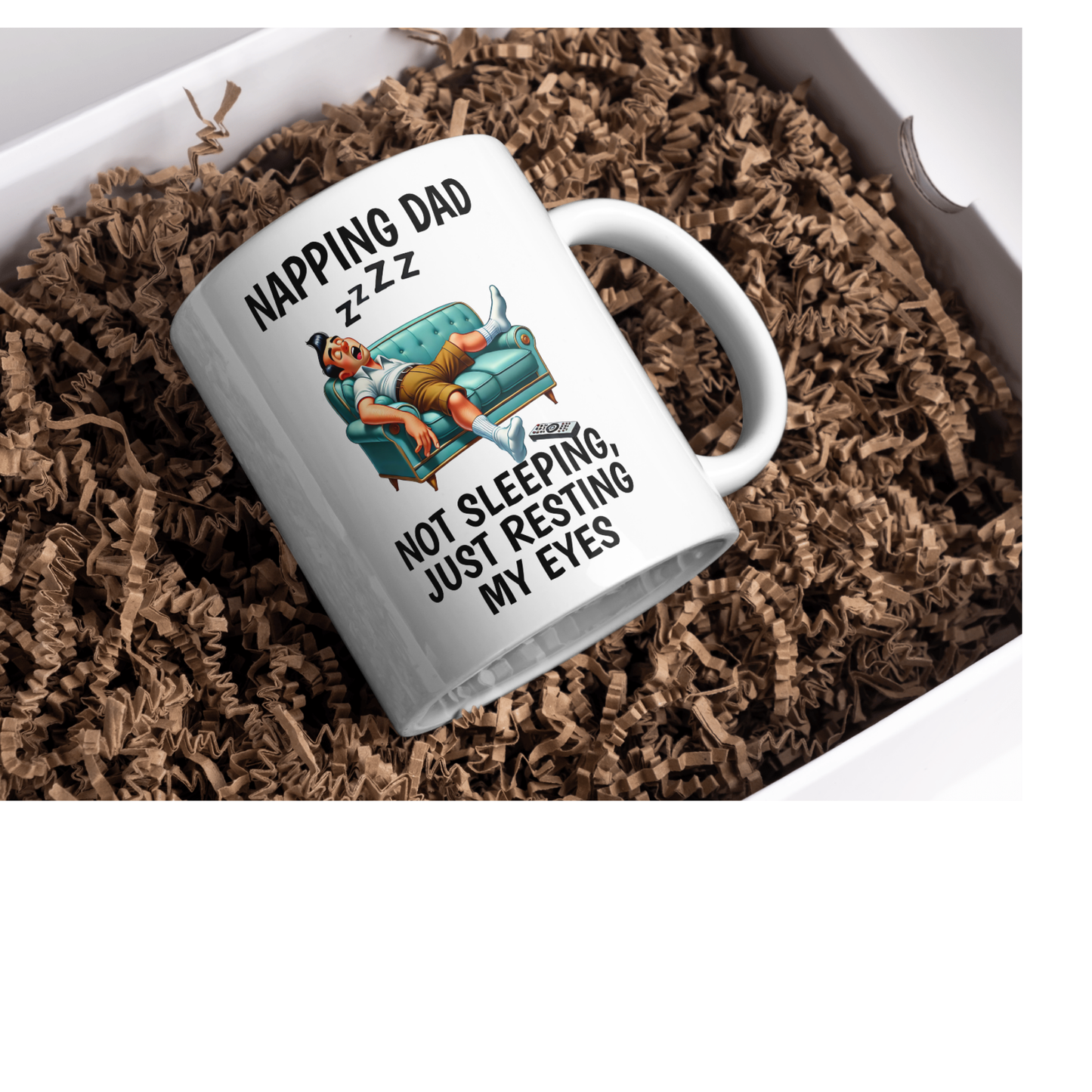Napping Dad Mug